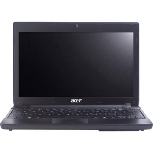 Front Standard. Acer - 11.6" TravelMate Notebook - 2 GB Memory - 320 GB Hard Drive.
