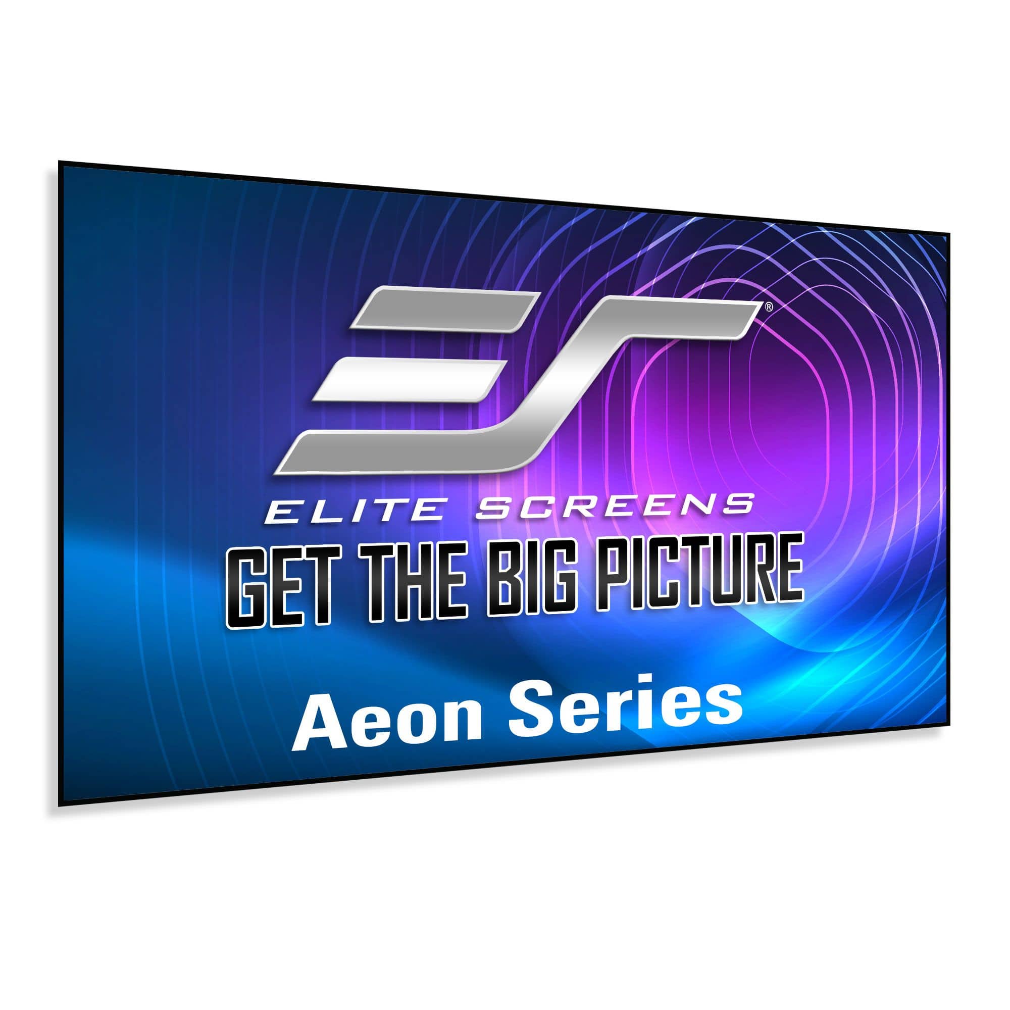 Elite Screens - Aeon CineWhite® UHD-B EDGE FREE Fixed Frame Matte White Front Projector Screen, 158" Diag., 16:9, AR158WH2