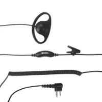 Cobra - D-Style Headset for Cobra Performa Business Radios - Black - Black - Front_Zoom