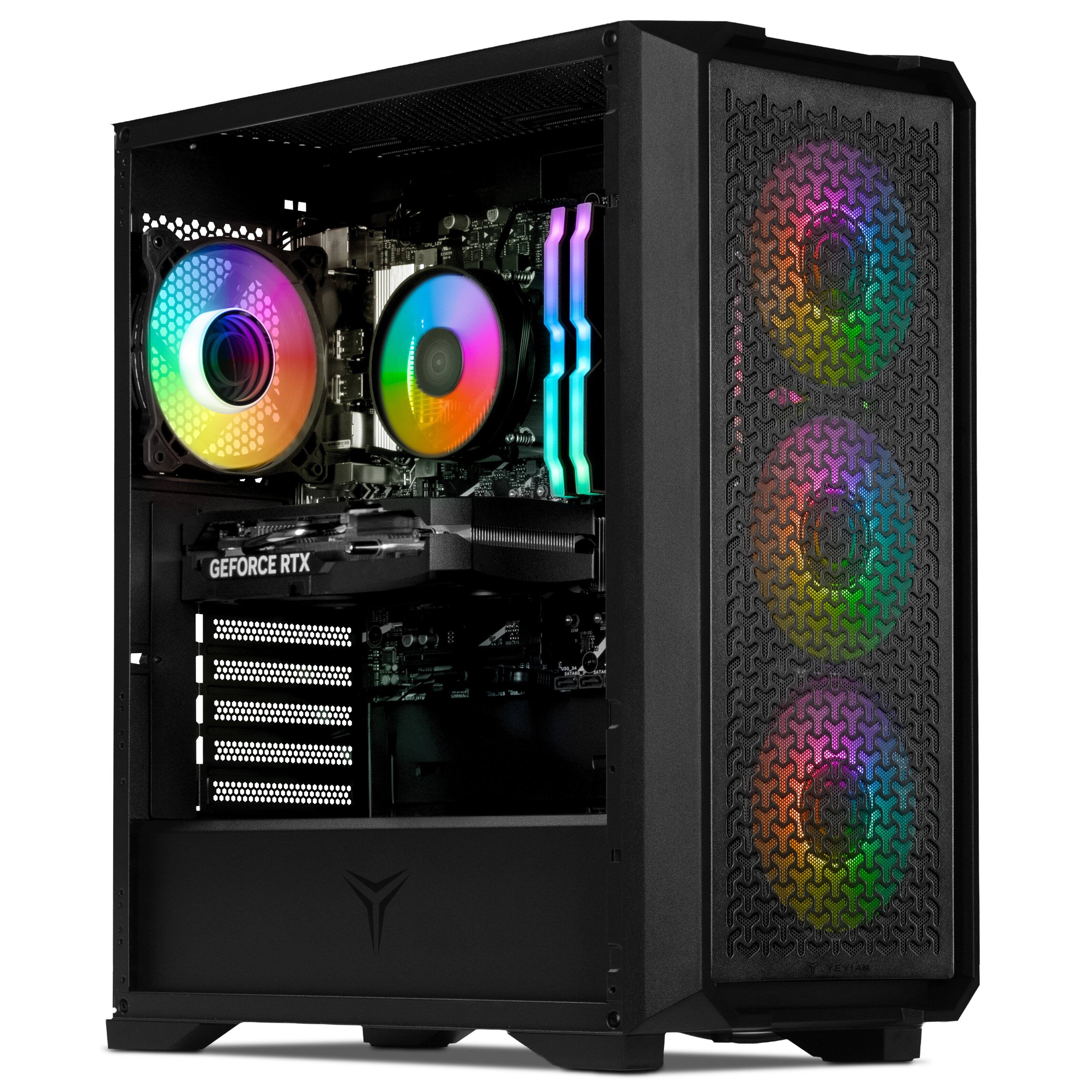 YEYIAN Gaming PC. Intel Core i5 14400F, NVIDIA RTX 5060 8GB GDDR7