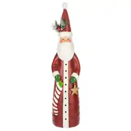 Ganz - Christmas Wishes Santa Claus Resin Figurine 15.7 Inch - Red