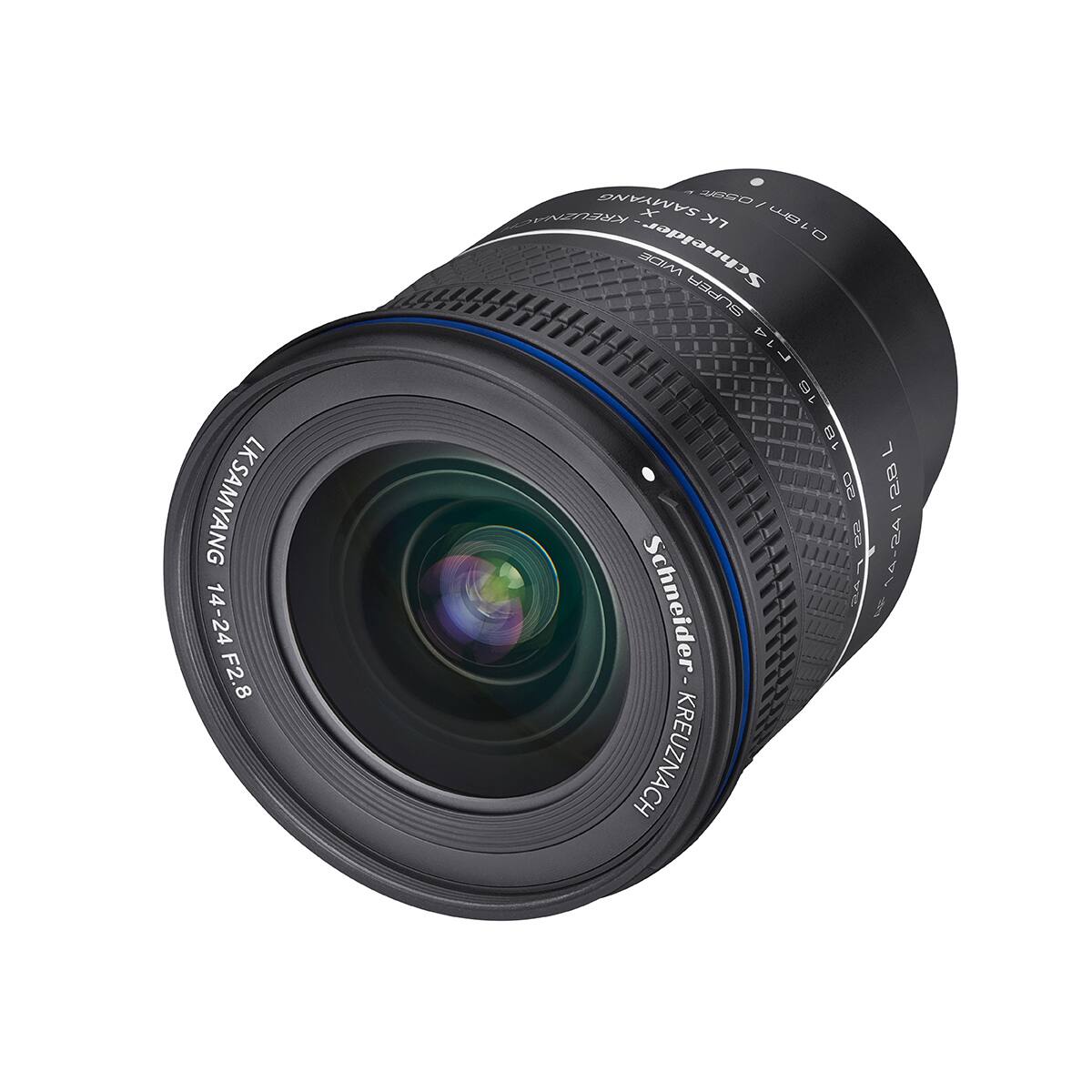 LKSAMYANG 14-24 F2.8  
SAMYANG 0.59fc / KREUZNACH X  
w8 - Schneider MIDE SUPER 14 16 18 20 Schneider I KREUZNACH  
) 2.8 45-4-1