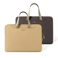 tomtoc - TheHer-A21 14-inch Slim Laptop Handbag Sleeve for 14 inch MacBook Pro, 13" MacBook Air & Pro, Microsoft Surface Laptop - Cookie - Front_Zoom