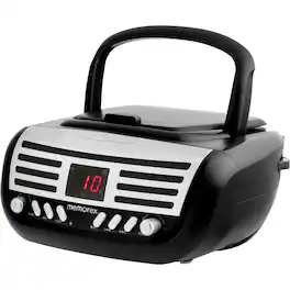 Memorex - MX-BCD100 AM/FM CD Player Portable Boombox