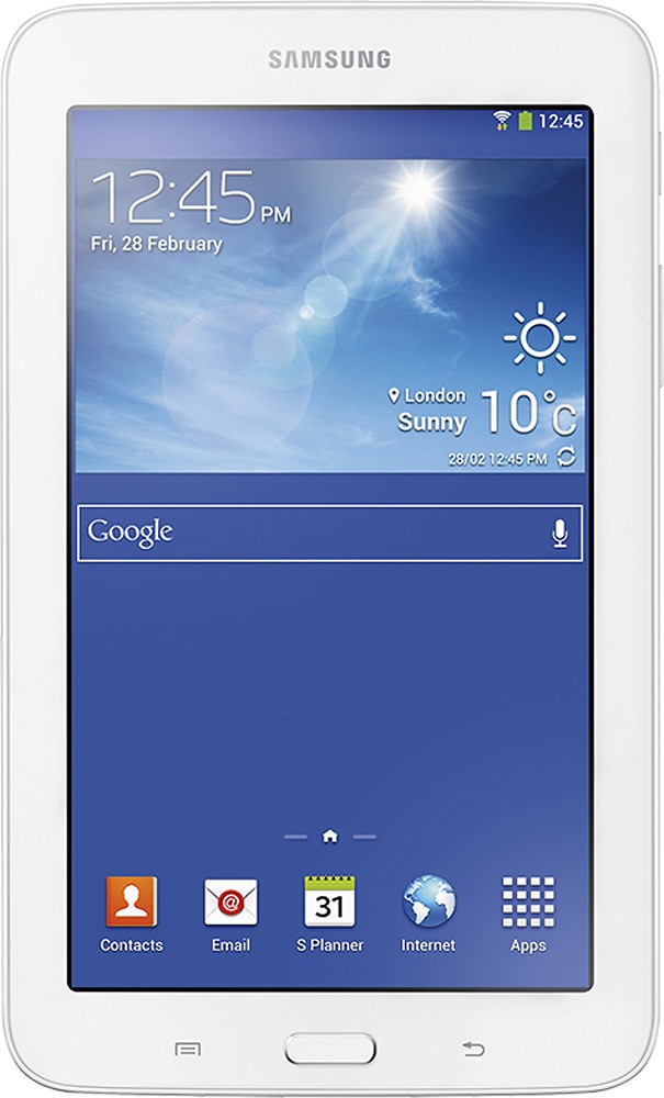 Hij Afkeer Overleg Best Buy: Samsung Galaxy Tab 3 Lite 8GB White SM-T110NDWAXAR