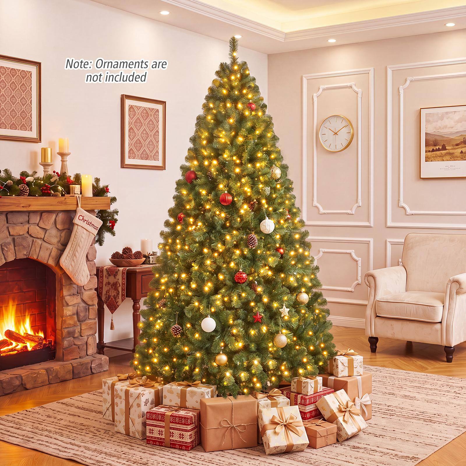 Note: Ornaments are not included