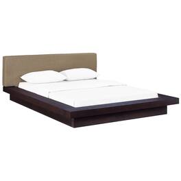 Modway - Freja Fabric Queen Platform Bed - Brown