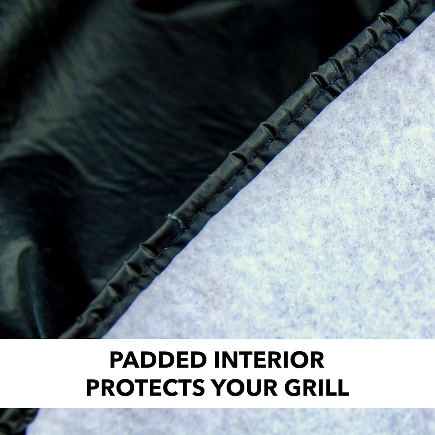 Padded interior protects your grill