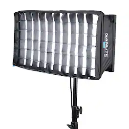 NANLITE - PavoSlim 120B 2x1 120W Bi-Color LED Panel Light with Quick-Open Softbox