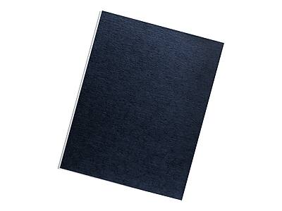 Front. Fellowes - Expressions Presentation Covers, Letter Size, 200/Pack - Navy.