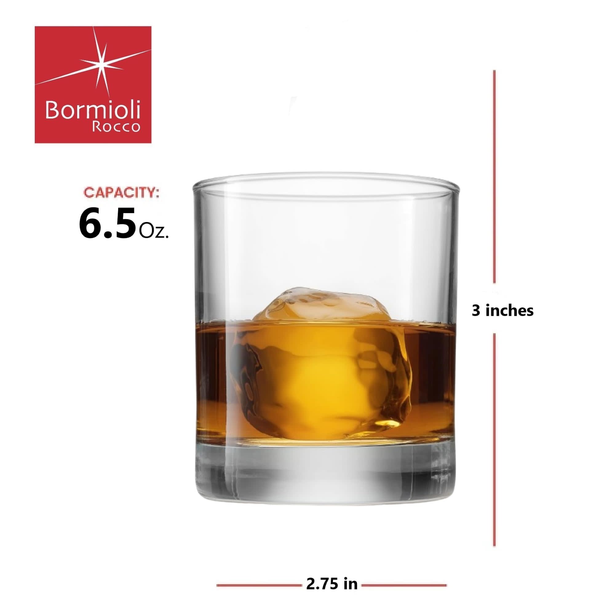 Bormioli Rocco  
CAPACITY: 6.5 oz.  
3 inches  
2.75 in