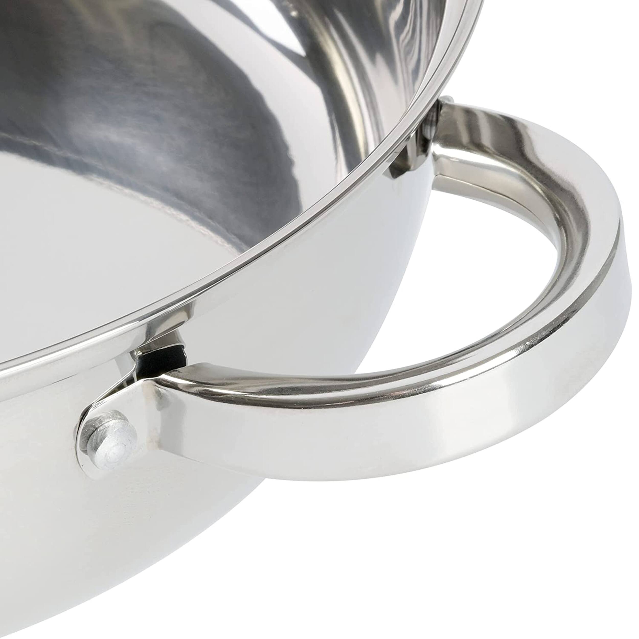 Alt View 5. Oster - Oster Sangerfield 3 Piece 11 Inch Stainless Steel Everyday Pan with Steamer and Lid - Silver.