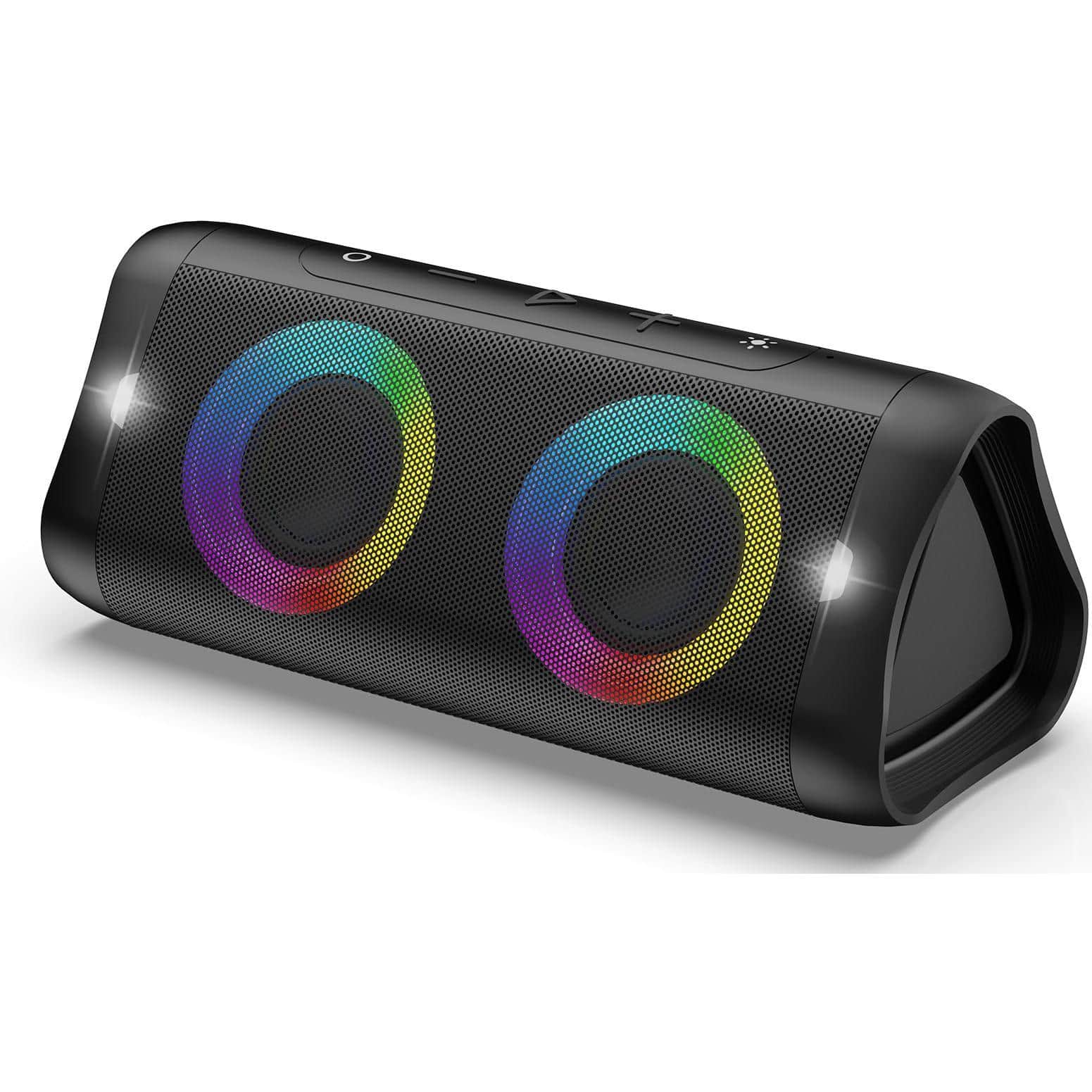 Pacoar Cade - Light Portable With Lights 30w Stereo Sound Bass Boost Ipx5 Waterproof 20h Playtime Built-in Mic Speakers Wireless For - Default