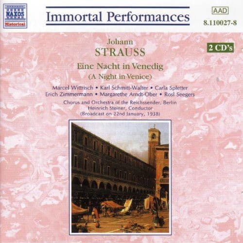 J. Strauss - Night in Venice  - COMPACT DISCS