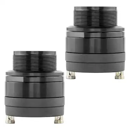 Front. 5 CORE - 5Core Super Tweeter 2Pc 1" Car Audio Speaker 60W Max Power 4 Ohm Titanium Diaphragm Neodymium Magnet - Black.