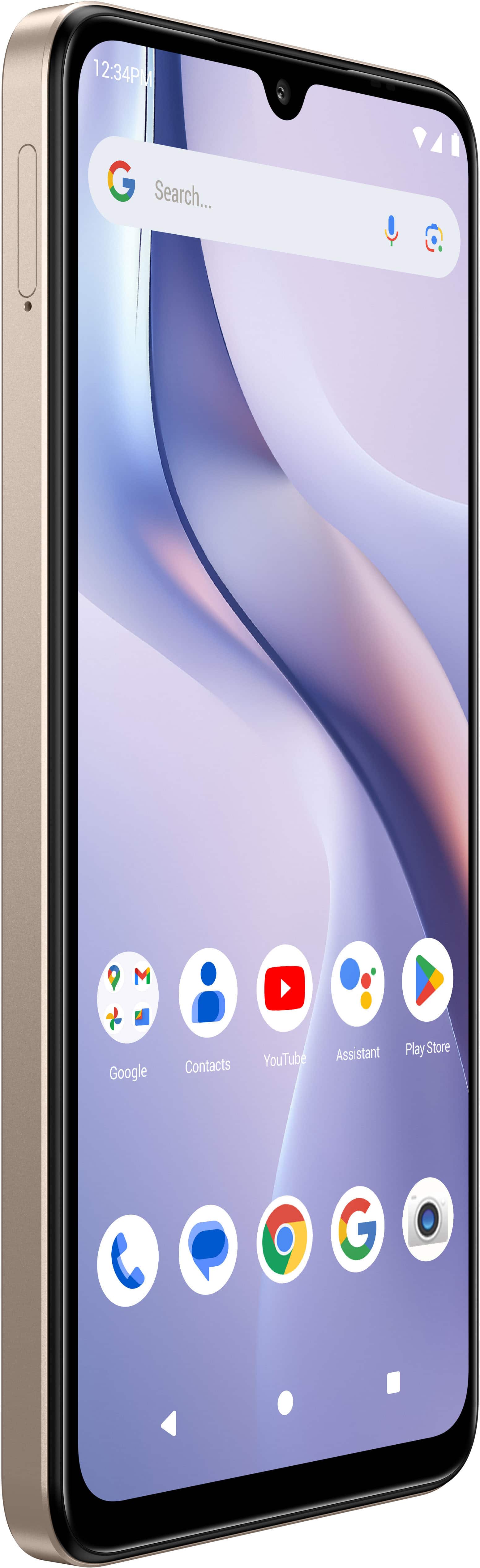 12:34 PM
Search...
Google Contacts YouTube Assistant Play Store
Google Contacts YouTube Assistant Play Store
Phone Messages Chrome Google Camera