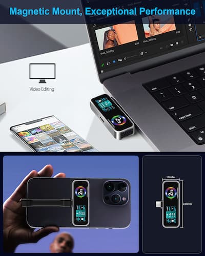 TWOPAN Magnetic Portable SSD for ProRes 4K 60fps Video Recording TWOPAN Magnetic Portable SSD for ProRes 4K 60fps Video Recording