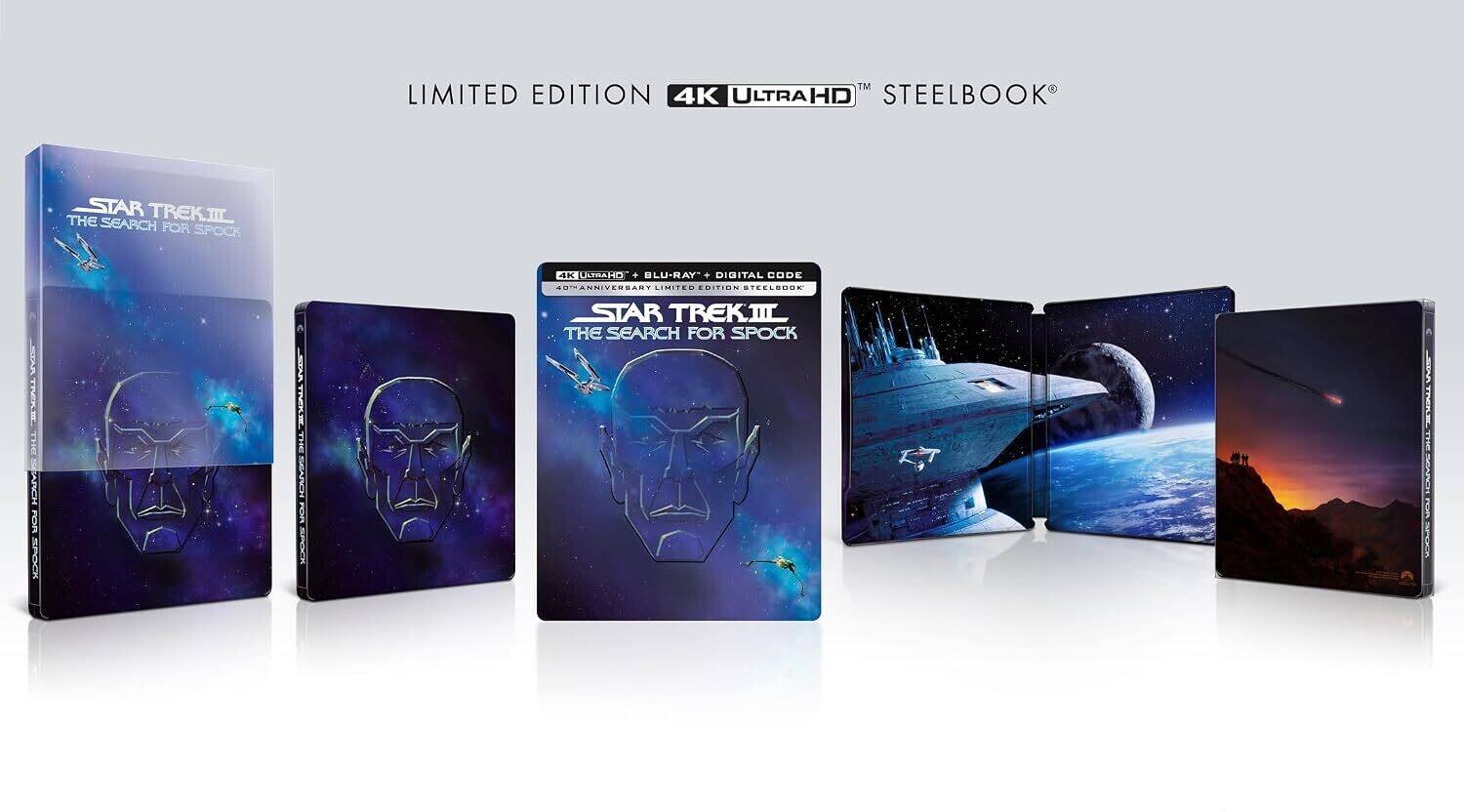 Front. Star Trek III: The Search for Spock (Steelbook)   - 4K Blu-Ray.
