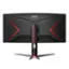 Back. AOC - CU34G2XP 34" VA Curved Gaming Monitor, WQHD (3440x1440), 180Hz, 1ms, Freesync, HDR 400 - Black/Silver/Red.