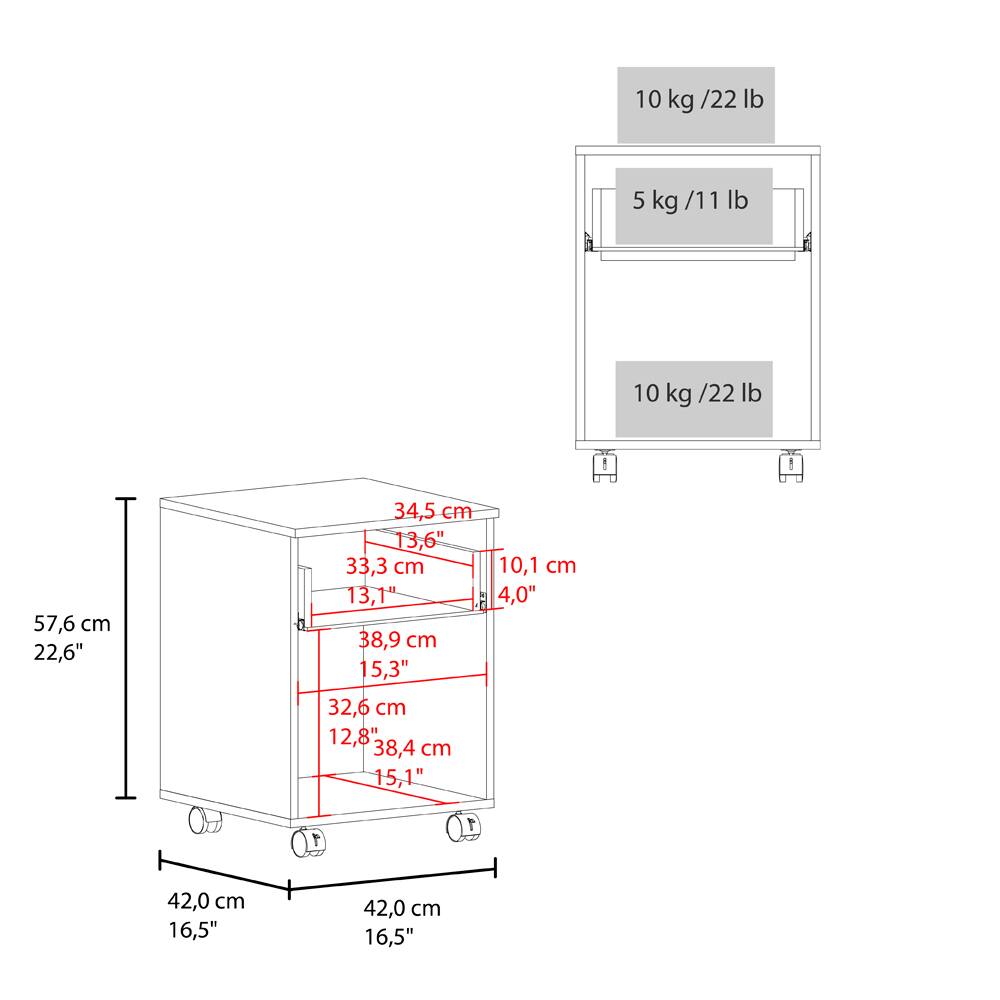 10 kg / 22 lb  
5 kg / 11 lb  
10 kg / 22 lb  

57,6 cm / 22,6"  
34,5 cm / 13,6"  
33,3 cm / 13,1"  
38,9 cm / 15,3"  
32,6 cm / 12,8"  
38,4 cm / 15,1"  
10,1 cm / 4,0"  

42,0 cm / 16,5"  
42,0 cm / 16,5"