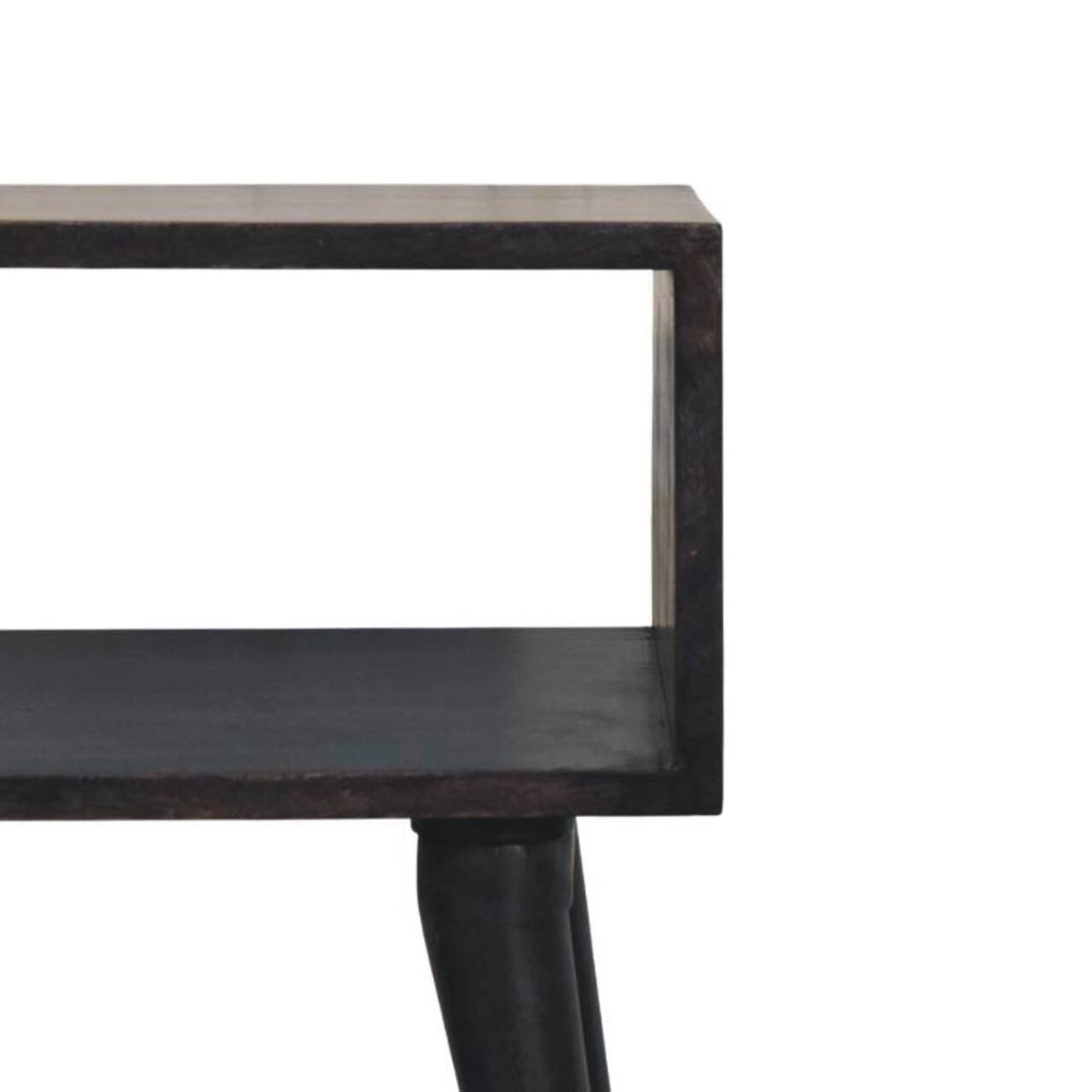 Alt View 1. Artisan Furniture - Artisans Furniture Mid-Century Open Bedside - Black.