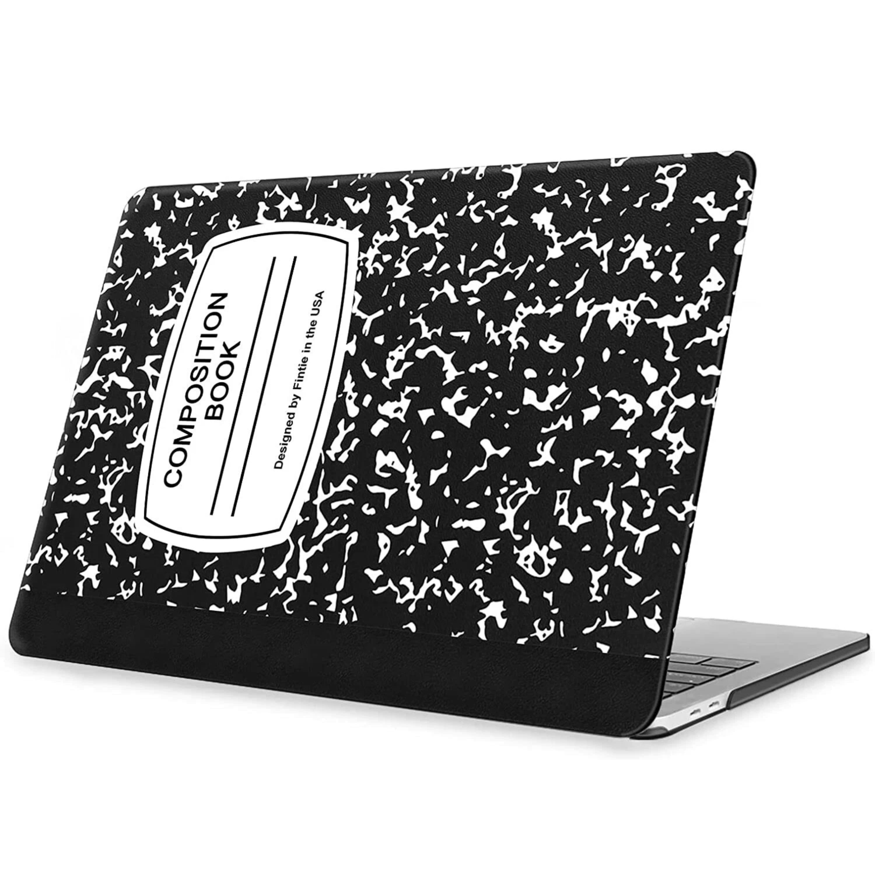 Kitcheniva - Premium Hard Shell Case For MacBook Pro 13 Inch A2238 - Black and White