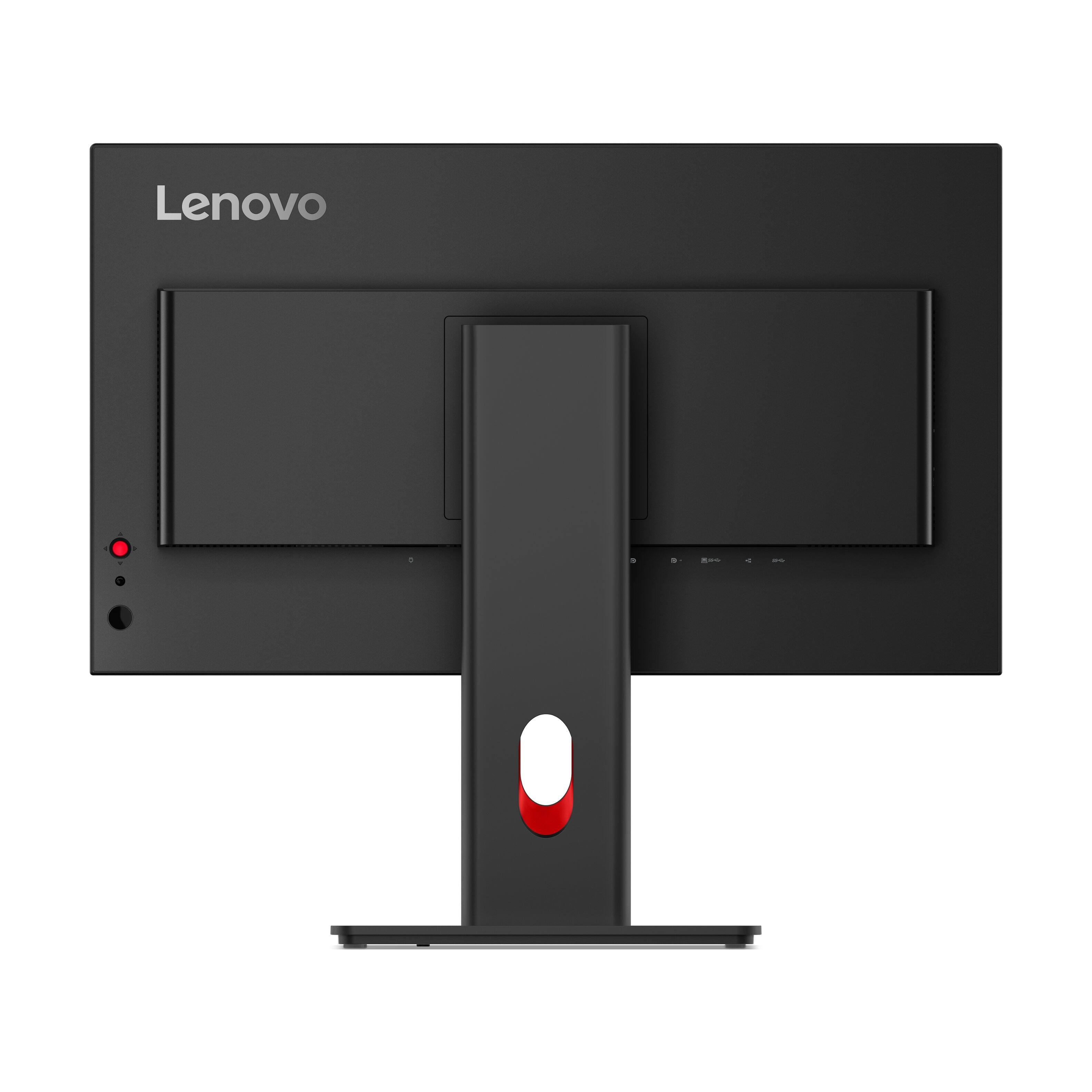 Alt View 1. Lenovo - Lenovo - ThinkVision 23.8" IPS LED FHD 48Hz-120Hz Monitor (HDMI, USB, DP) w/Speakers - Eclipse Black - Eclipse Black.