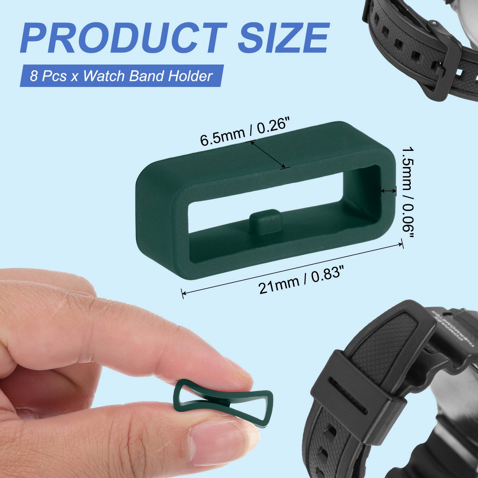 PRODUCT SIZE  
8 Pcs x Watch Band Holder  
6.5mm / 0.26"  
21mm / 0.83"  
1.5mm / 0.06"