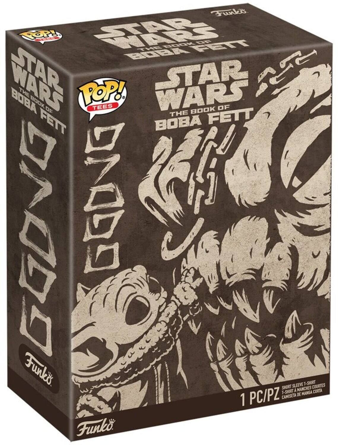 Funko  
STAR WARS  
THE BOOK OF BOBA FETT  
POP! TEES  

Funko  
STAR WARS  
THE BOOK OF BOBA FETT  

1 PC/PZ  
SHORT SLEEVE T-SHIRT  
T-SHIRT A MANCHES CORTA  
CAMISETA DE MANGA CORTA