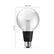 The image shows a white light bulb with the text "2.41 inch 4.11" on it. The bulb is a Philips Hue light bulb.