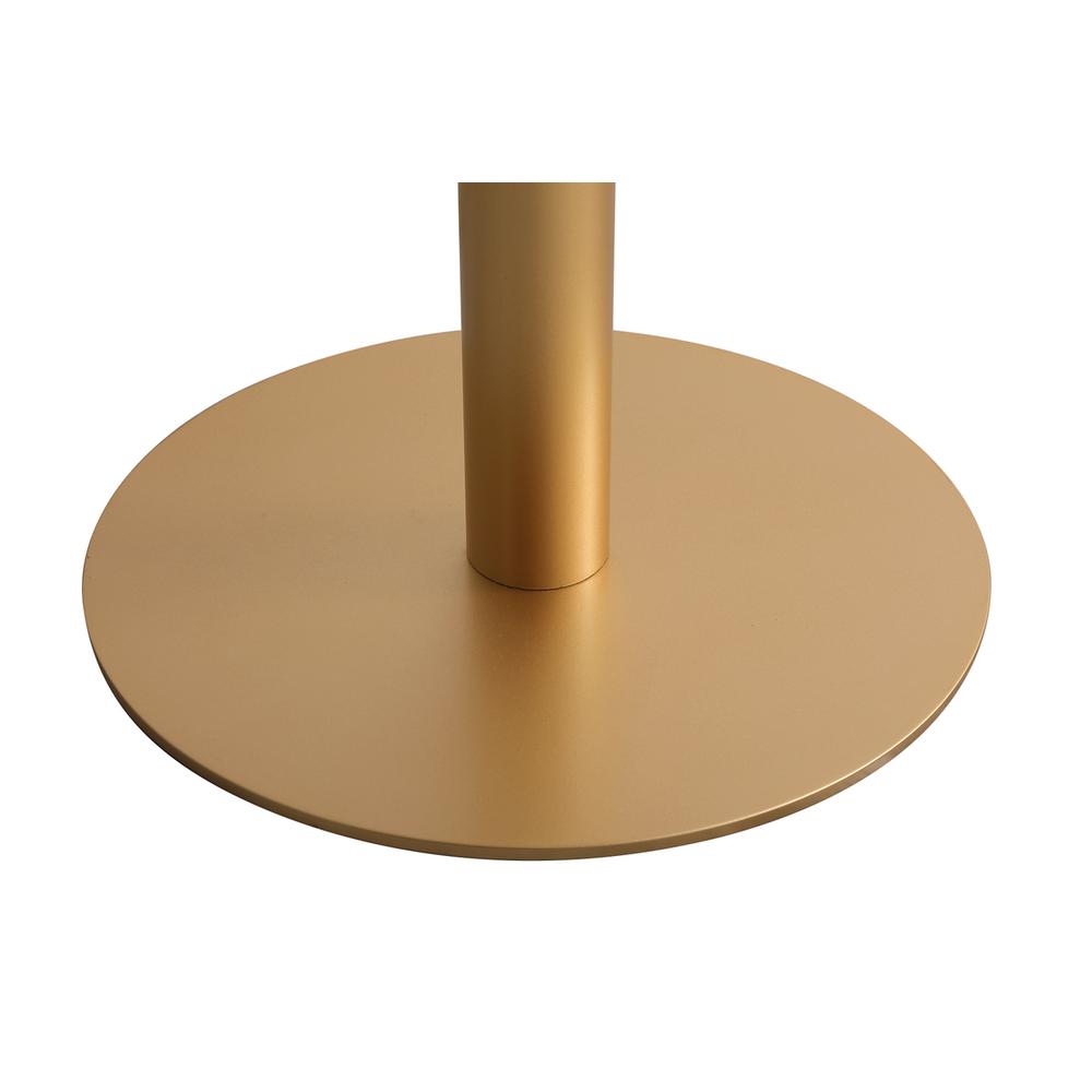 Angle. Elegant Decor - 23 inch pub table in black - Black.