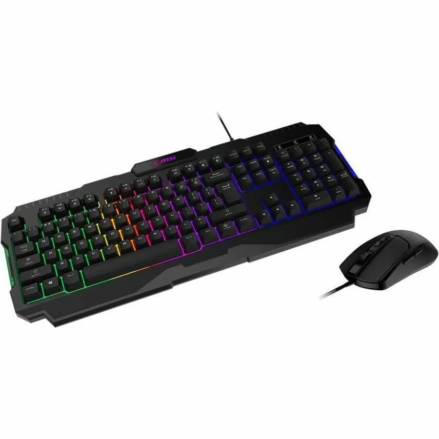 Optical Button MSI FORGE GK100 Gaming Keyboard & Mouse USB 2.0 Cable Keyboard USB 2.0 ...