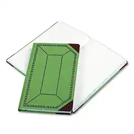 Esselte - Boorum & Pease Record Book, 7 5/8" x 12 1/2", 150 Sheets/Book - Green