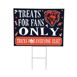 Evergreen Enterprises - Chicago Bears 18" x 24" Halloween Treats Outdoor Yard Sign - Multicolor