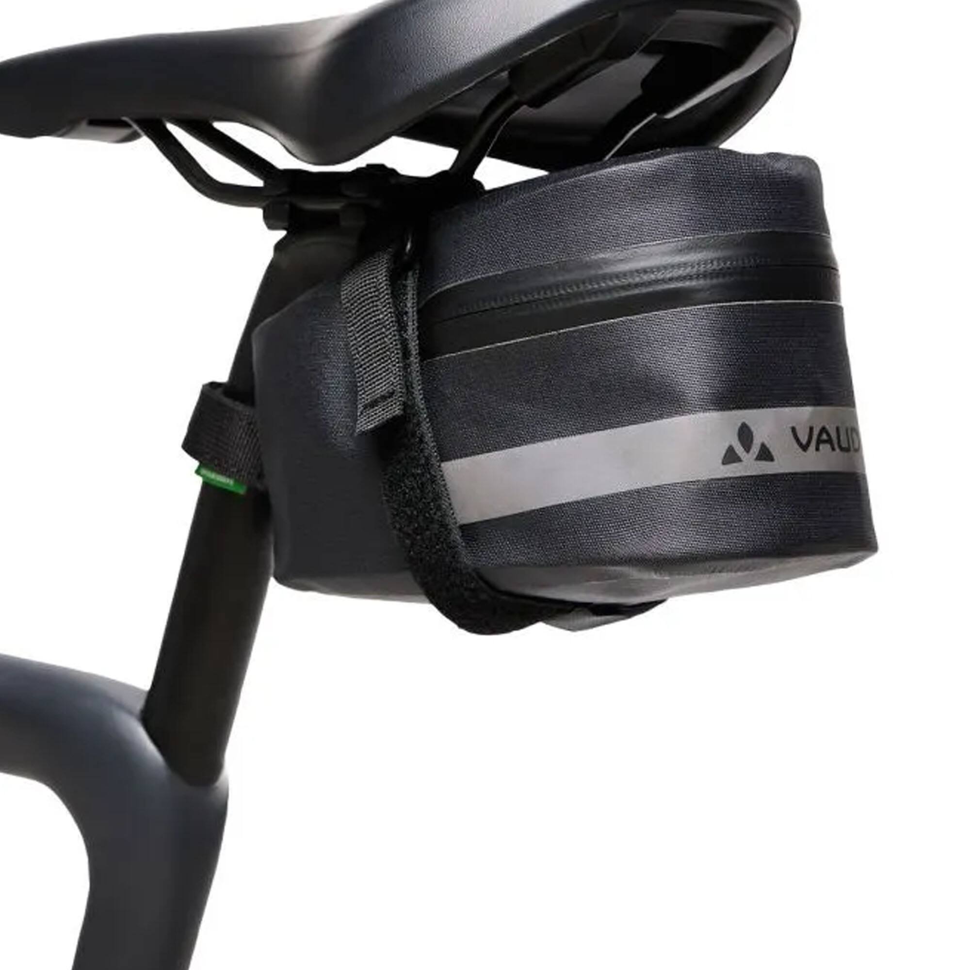 Alt View 3. VAUDE - Vaude Tool Proof XL Waterproof Saddle Bag - Black - Black.