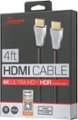 Alt View 13. Rocketfish™ - 4' 4K UltraHD/HDR In-Wall Rated HDMI Cable - Black.