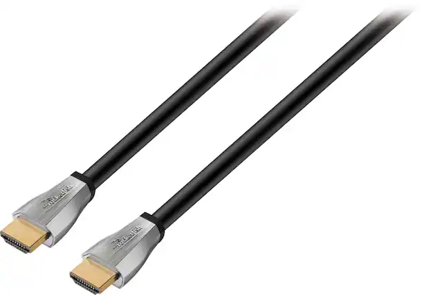 Front. Rocketfish™ - 8' 4K UltraHD/HDR In-Wall Rated HDMI Cable - Black.