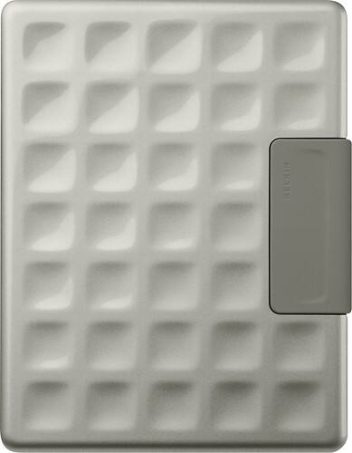 Front Standard. Belkin - Hard Shell Folio Stand for Apple® iPad® 2 - Platinum.