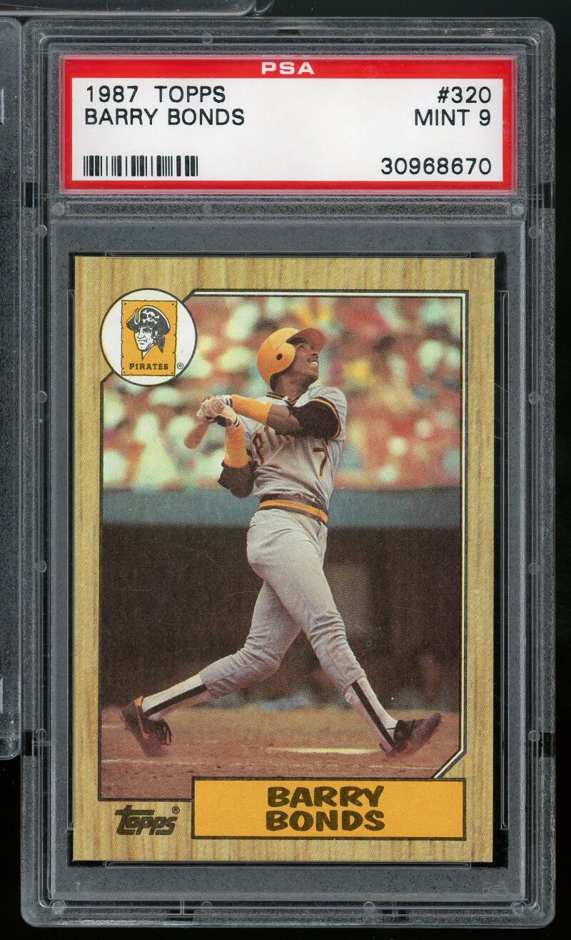 Barry Bonds Rookie Card 1987 Topps #320