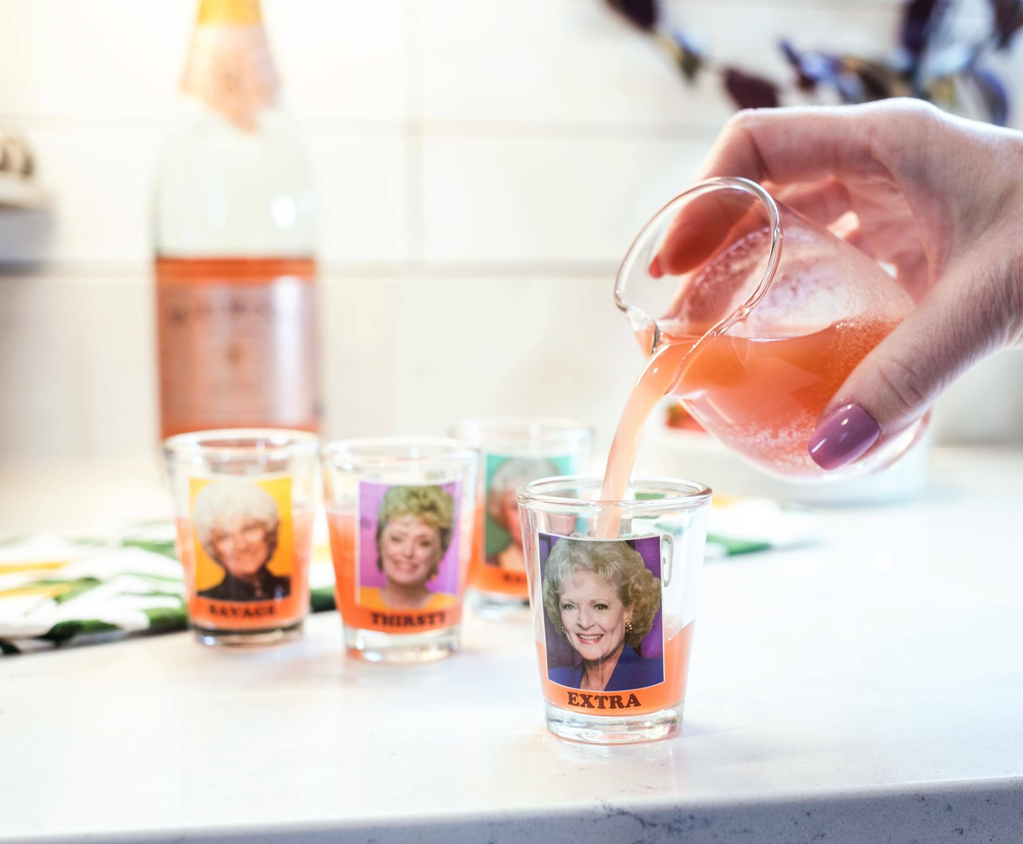 Sure, here is the corrected and grouped text from the image:

- SAVAGE
- THIRSTY
- EXTRA