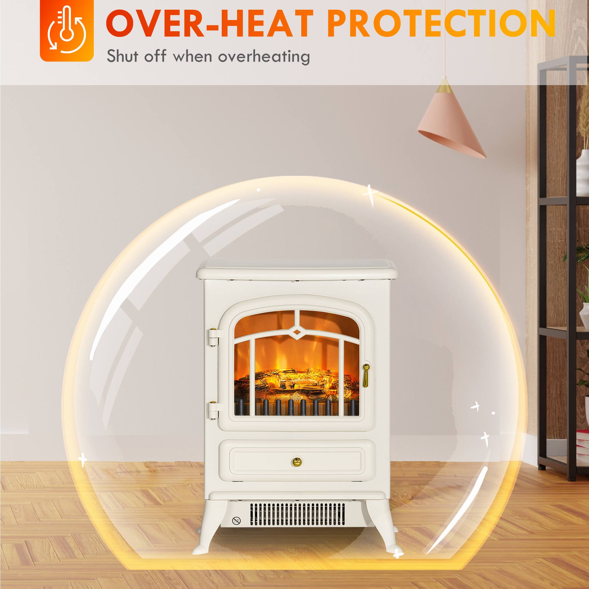 OVER-HEAT PROTECTION  
Shut off when overheating