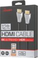 Alt View Zoom 13. Rocketfish™ - 12' 4K UltraHD/HDR In-Wall Rated HDMI Cable - Black.