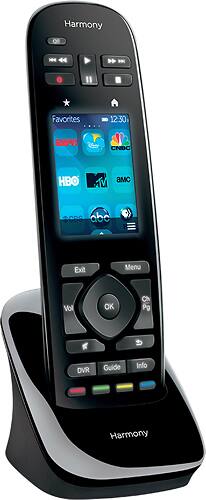 Angle. Logitech - Harmony Ultimate One 15-Device Universal Remote - Black.