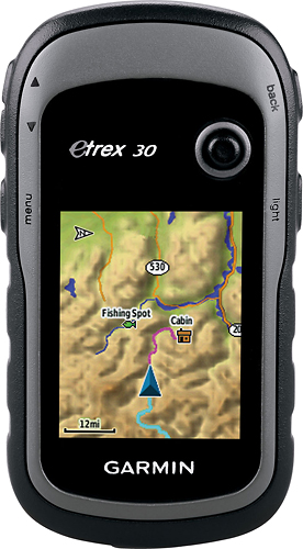  Garmin - eTrex 30 GPS - Black - Black