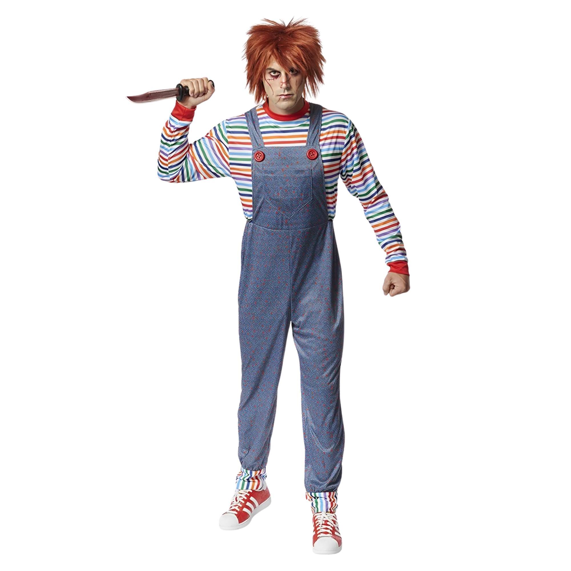 Costume Culture by Franco - Evil Doll Adult Mens Costume | Extra Large - Blue price history on PriceWatchPro