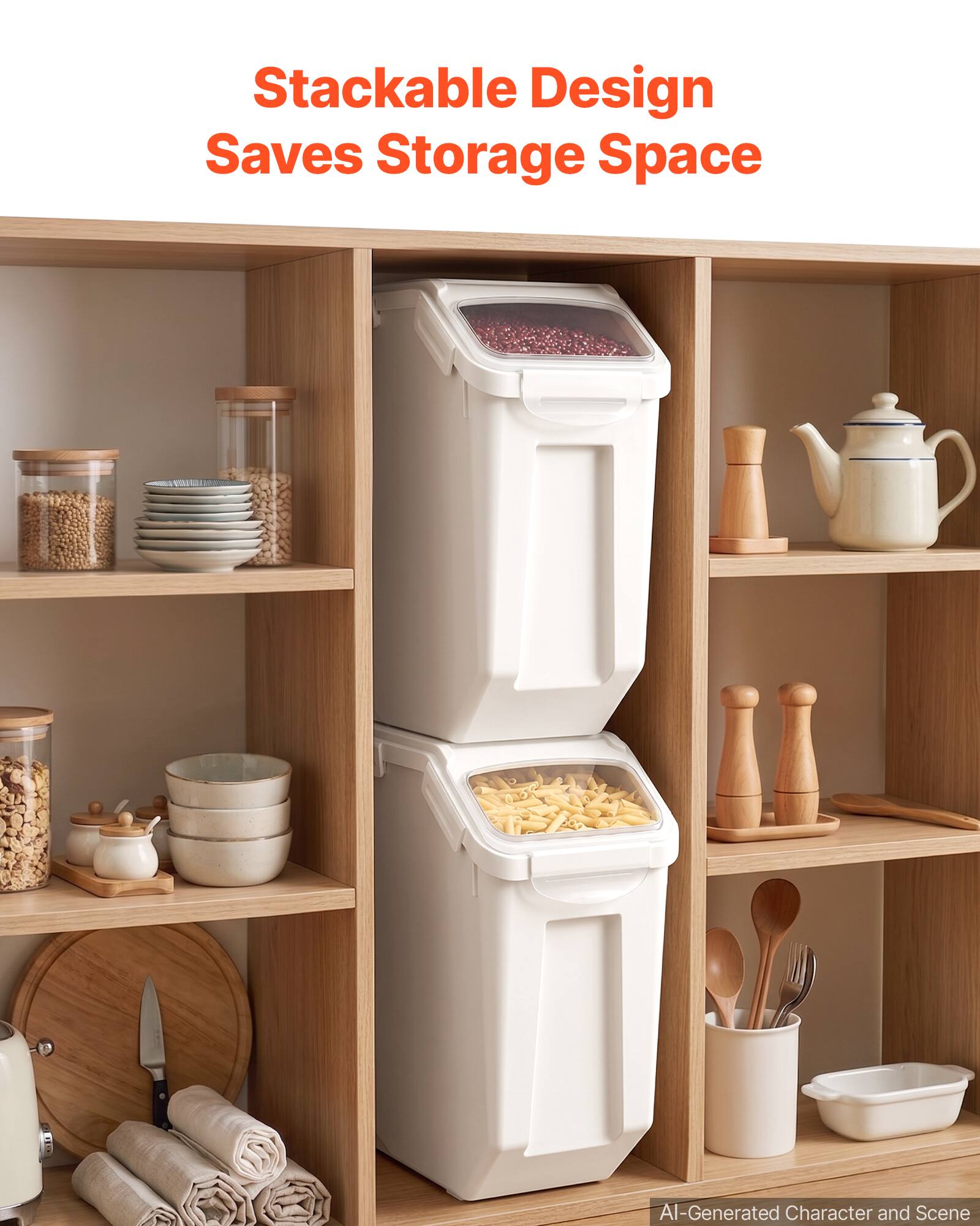 Stackable Design Saves Storage Space

AI-Generated Character and Scene