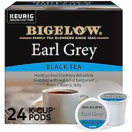Bigelow - Earl Grey Black Tea, Keurig® K-Cup® Pods, 24/Box (5000363675)