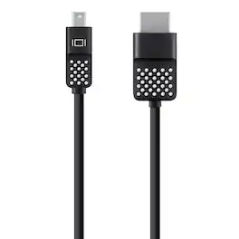 Belkin - Mini DisplayPort to HDMI Cable, 4k - 12ft - Black