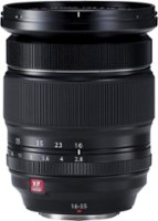 Fujifilm - XF 16-55mm R LM WR Standard Zoom Lens for X-Mount Cameras - Black - Front_Zoom