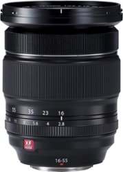 Fujifilm - XF16-55mmF2.8 R LM WR Standard Zoom Lens - Black - Front_Zoom
